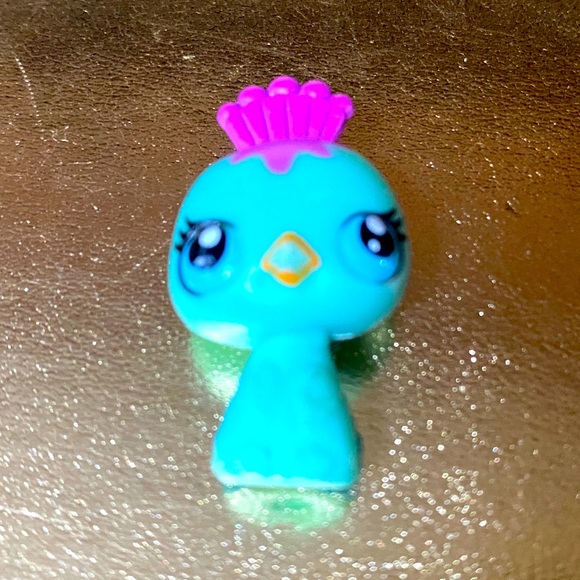 LITTLEST PET SHOP PEACOCK G3 BLUE/GREEN/PINK - Picture 3 of 6